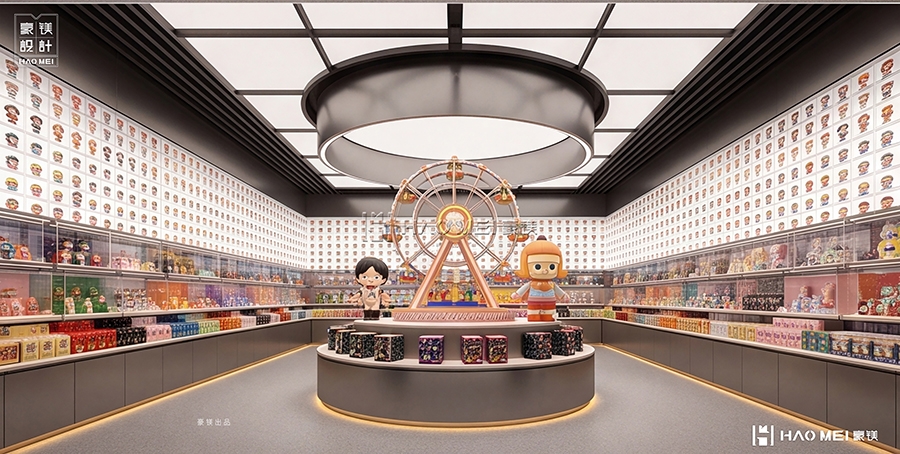 潮玩店设计天花板!