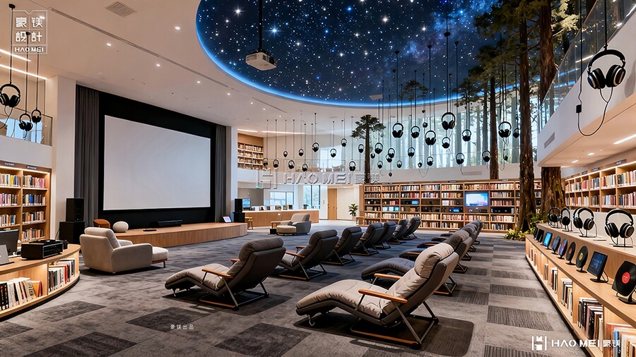 荔波县公共图书馆设计!